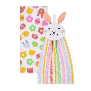 Celebrate Together Easter 2-pk. Bunny Tie Top Kitchen Towels